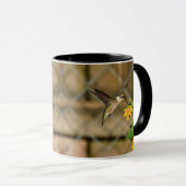 Colibri sur Lantana 11 oz Mug (Devant droit)