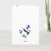 Colibri vert avec fleurs, dentelle, carte perles (Dos)