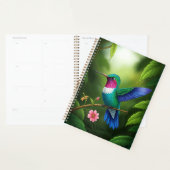Colibri vibrant parmi les feuilles (Devant avec enveloppe)