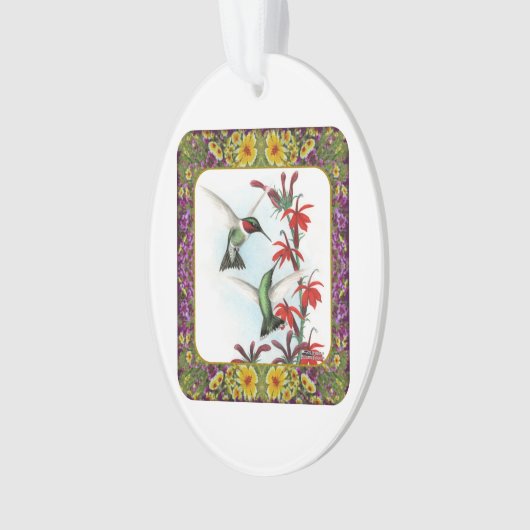 Colibris et Fleurs #5 (devant)