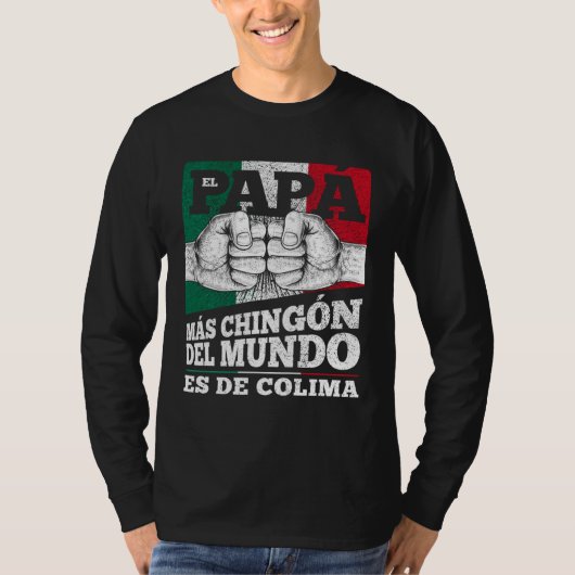 Colima Mexico Dia del papá T-shirt (Voorkant)