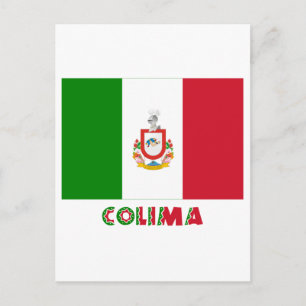 Colima Onofficiale vlag Briefkaart