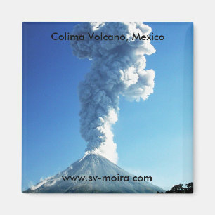 Colima Volcano, Jalisco, Mexico Magneet