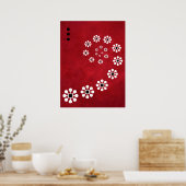 Colimacon Red Poster (Keuken)