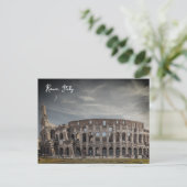 Colisée. Carte postale Rome, Italie (Debout devant)