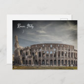 Colisée. Carte postale Rome, Italie (Devant / Derrière)