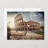 Colisée. Carte postale Rome, Italie (Devant / Derrière)