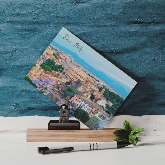 Colisée. Carte postale Rome, Italie