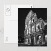 Colisée de la carte postale de nuit (Devant / Derrière)