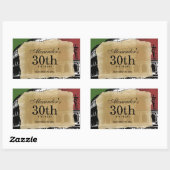 Colisée romaine contemporaine Étiquette du vin (Feuille)