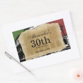 Colisée romaine contemporaine Étiquette du vin (Enveloppe)