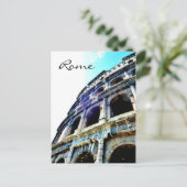 Colisée, Rome, Carte postale (Debout devant)