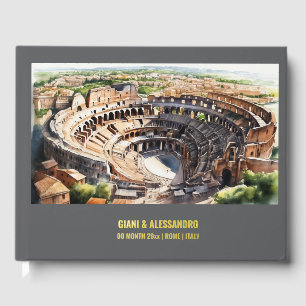 Colisée Rome éditable personnalisation aquarelle