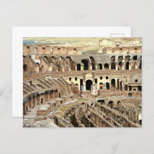 Coliseum Colosseum Rome Italië #4 Briefkaart