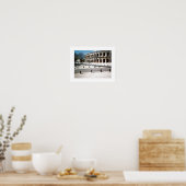 Coliseum in het landschap Nimes Fine Art Poster (Keuken)