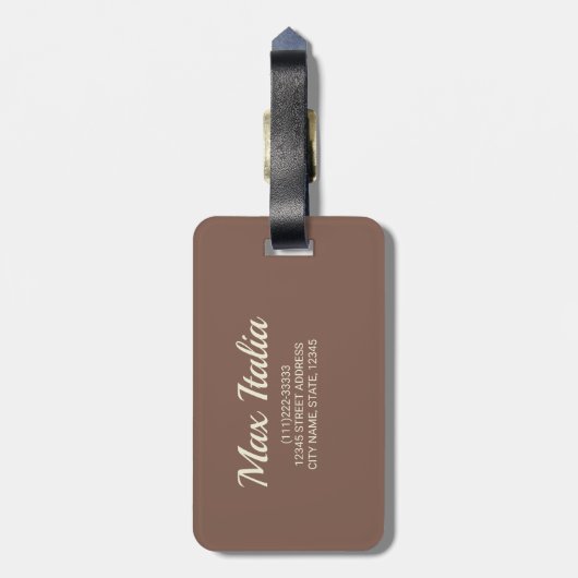 Coliseum Rome Bagagelabel (Achterkant verticaal)