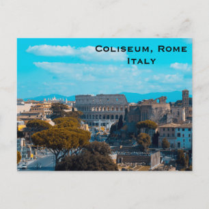 Coliseum, Rome, Italië Vintage Travel Tourism Add Briefkaart