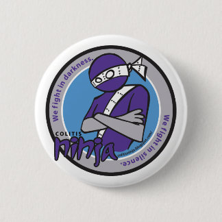 Colitis Ninja Pin Ronde Button 5,7 Cm