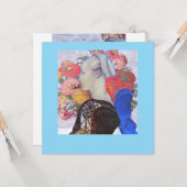 Collage 2023 Blue Faerie Kaart (Voorkant / Achterkant in situ)