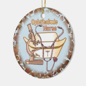 Collage aangepaste Ophthalmic Nurse ornament (Links)