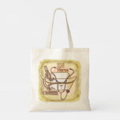 Collage aangepaste RN Verpleegkundige canvas tas (Achterkant)