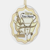 Collage aangepaste Verpleegkundige Ornament (Rechts)