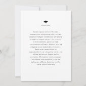 Collage Afstudeerder zwart-wit foto Aankondiging (Achterkant)