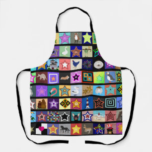 Collage Allover Print Schort