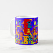 Collage animalier pour enfants Mug Boys (Devant gauche)