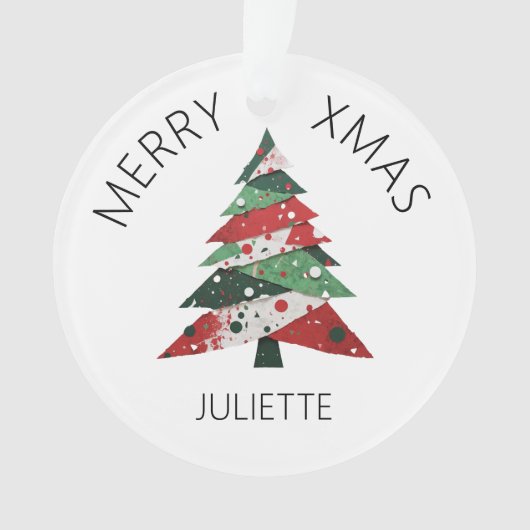 Collage Arbre de Noël (devant)