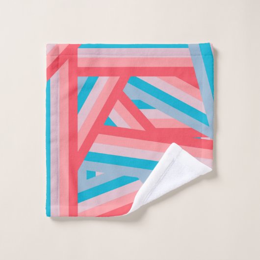 Collage arc-en-ciel (Gant de toilette)