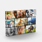 Collage arrondi Modèle photo Acrylique bloc 9 (Gauche)