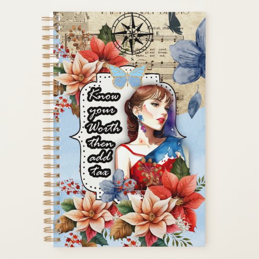 Collage Art December, Holly (Devant)