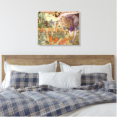 Collage Art Déco Paon Flapper Paris Vintage (Insitu(Chambre))