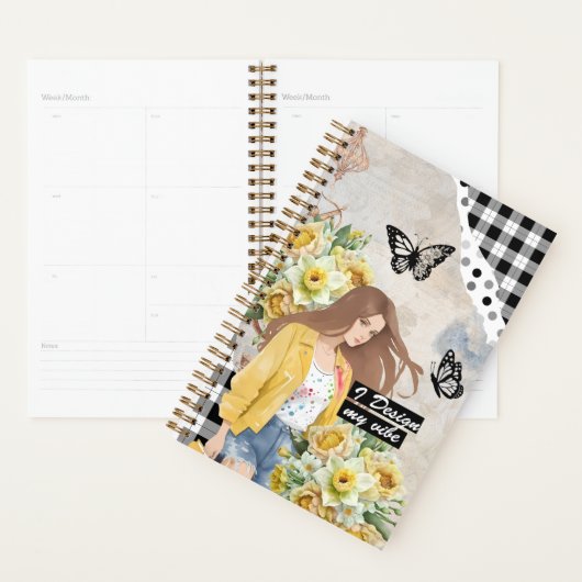 Collage Art March, Daffodil Planner (Display)