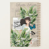 Collage Art May, Lily of the Valley Planner (Achterkant)