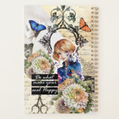 Collage Art November, Chrysanthemum Planner (Achterkant)