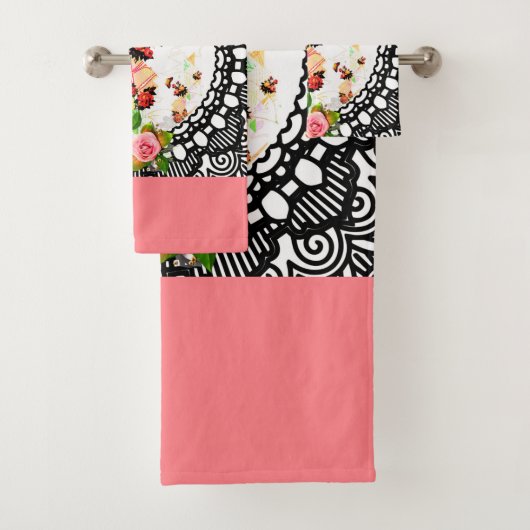 Collage  bad handdoek (Insitu)