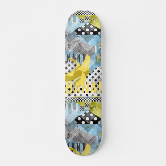 Collage bananenteelt skateboard (Voorkant)