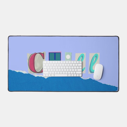 Collage bleu froid (Clavier et souris)
