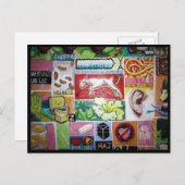 collage briefkaart (Voorkant / Achterkant)