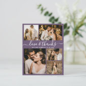 Collage budgétaire Carte de remerciements Mariage  (Debout devant)