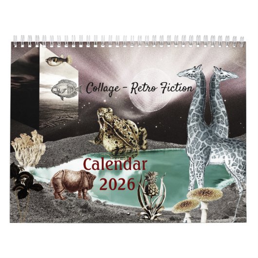 Collage - Calendrier de fiction rétro (Protection)