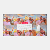 Collage cardiaque personnalisé moderne 8 photos (Clavier et souris)