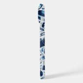 Collage chic bleu foncé et design moderne (Côté gauche)