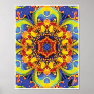 Collage cinétique Paradox Poster Kaleidoscope