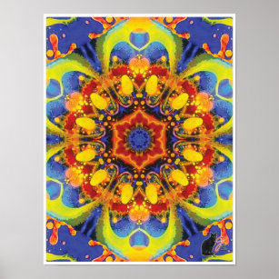 Collage cinétique Paradox Poster Kaleidoscope