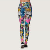 Collage coloré Leggings (Dos)