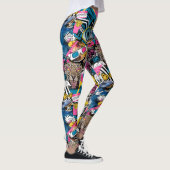 Collage coloré Leggings (Droite)