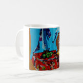 Collage coloré Stilllife Art White Mug (Devant gauche)